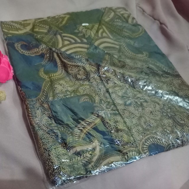 Kemeja Batik Lengan Panjang Baju Bapak Atasan Kantor Batik Cowok Murah Jumbo Batik Pekalongan