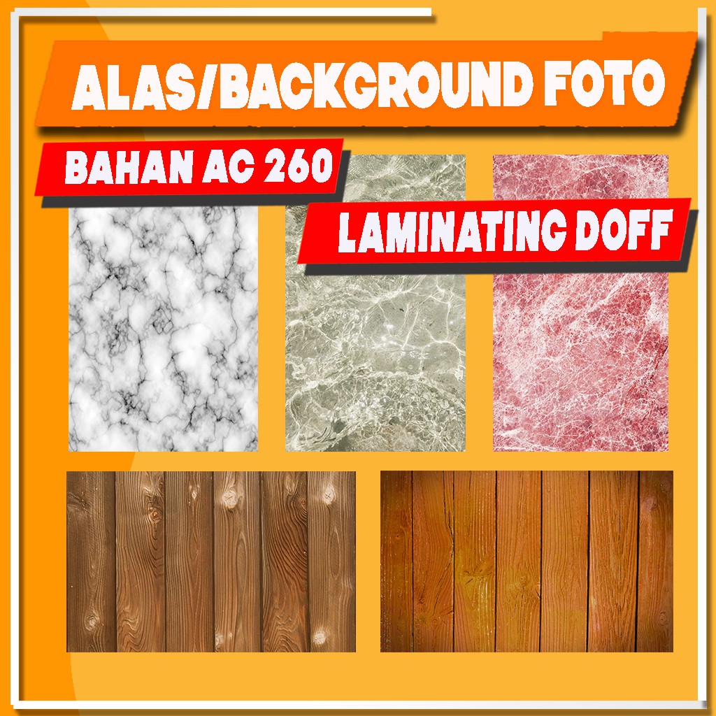 Background Alas Foto Produk Makanan Motif Kayu Marble Ukuran A3 Bahan Art Karton 260 gsm