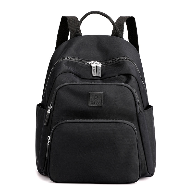 Tas original - tas ransel CHIBAO 3089 ransel wanita import termurah tas wanita waterproof-Black