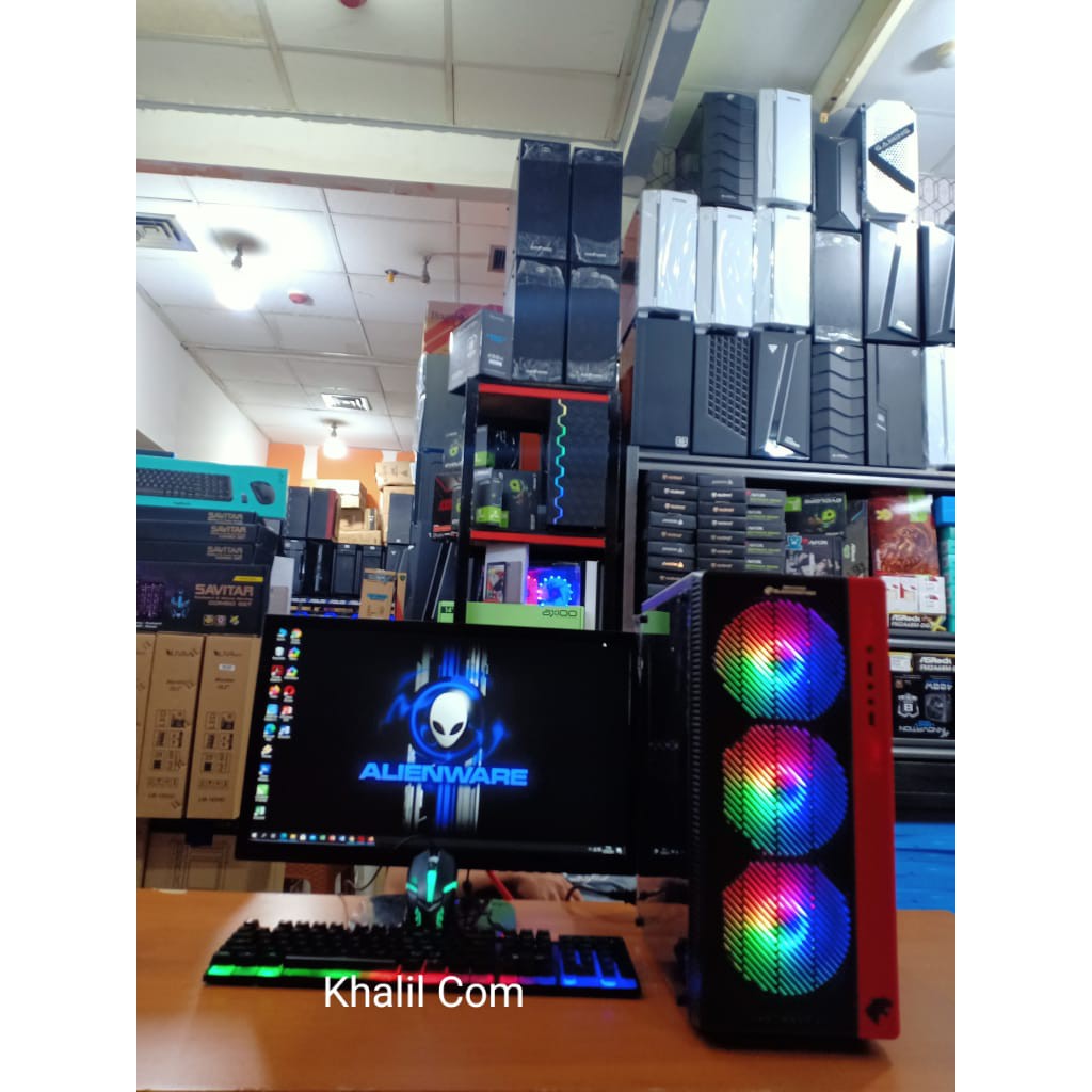 PC GAMING EDITING CORE I7 3770 FT VGA 1050TI 4 GB WITH LED 19 INCH NEW