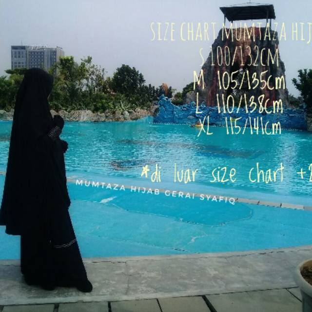 Gamis benang timbul mumtaza hijab