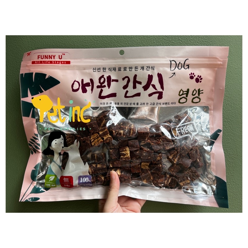 Bigpack 300gram hannapet kobe beef jerky cube