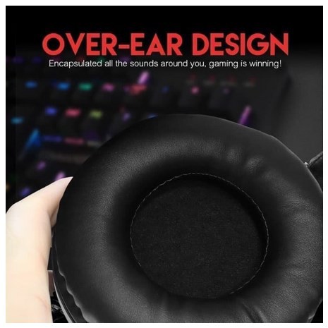 Fantech VISAGE II HG17s 3.5mm Headset Gaming with RGB Light Stereo Headphone