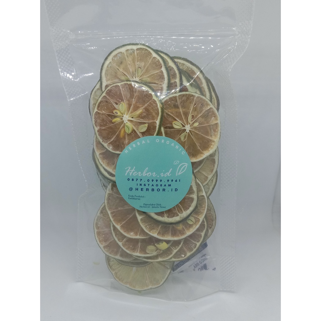 

Dried lime slice jeruk nipis dehydrated kering