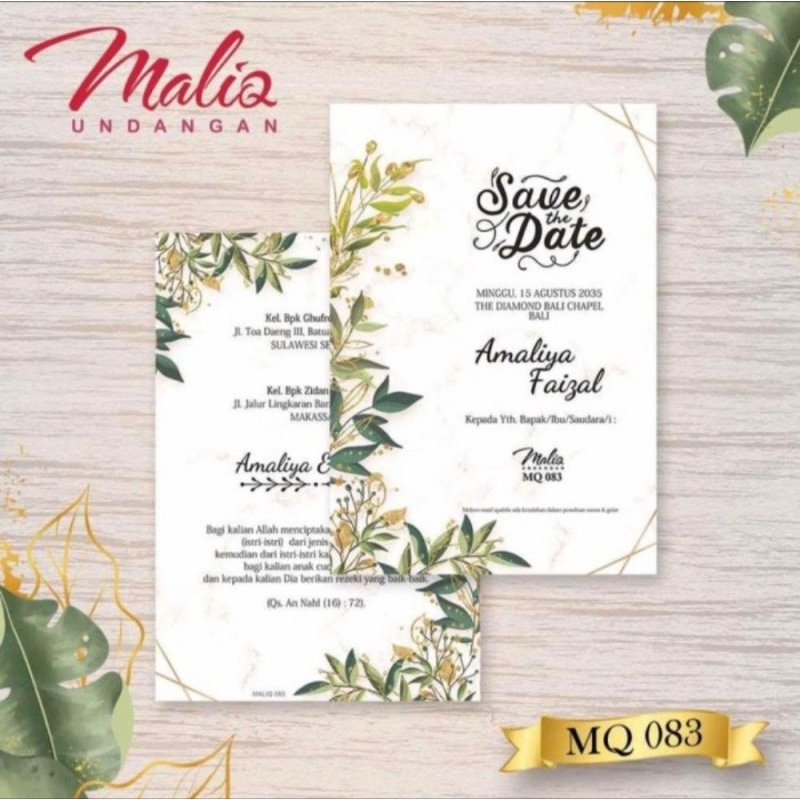 Blanko Undangan Maliq 83