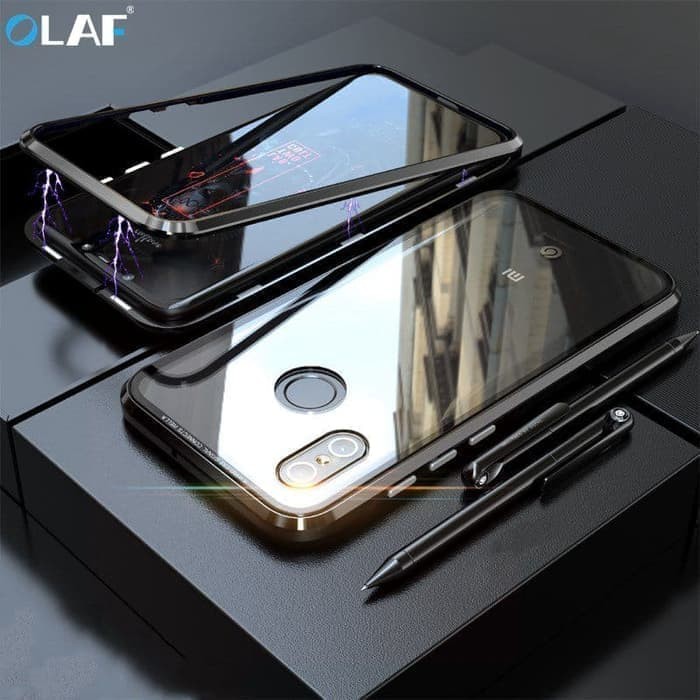 Casing case magnetic samsung m20 m10 a7 2018 a750 bumper magnetic