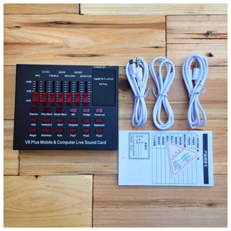 Soundcard V8plus Live Soundcard for Live streaming