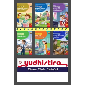 BUKU TEKS TEMATIK TERPADU KELAS 1F 2F 3F 4F 5F 6F SD KURIKULUM K2013 YUDHISTIRA