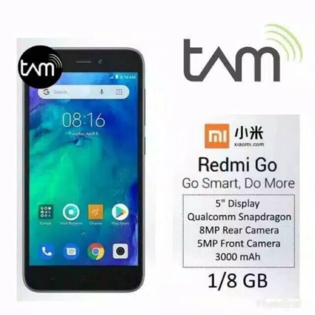 Jual Cepat XiaoMi Redmi Go 1GB/ 8GB 2019 NEW | Shopee