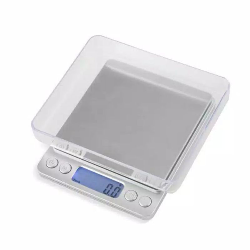 timbangan digital kopi emas bumbu dapur platform scale 2kg 0.1g akurat-silver