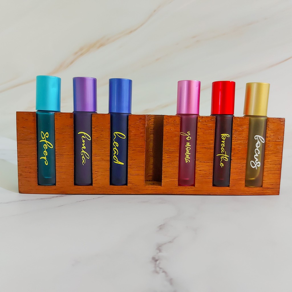 Rak parfum / rak botol roll on / rak oil / rak kayu accesories