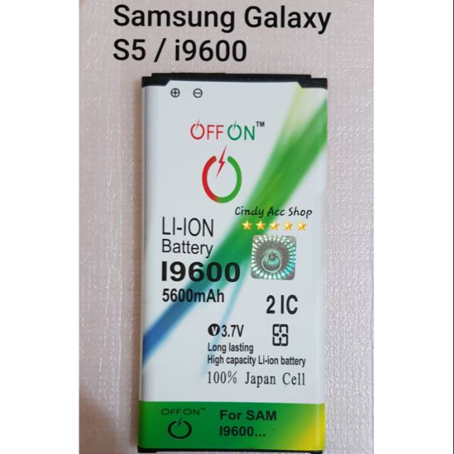 Baterai Battery Batre Samsung Galaxy S5 i9600 G900 S5 NFC Active Doublepower