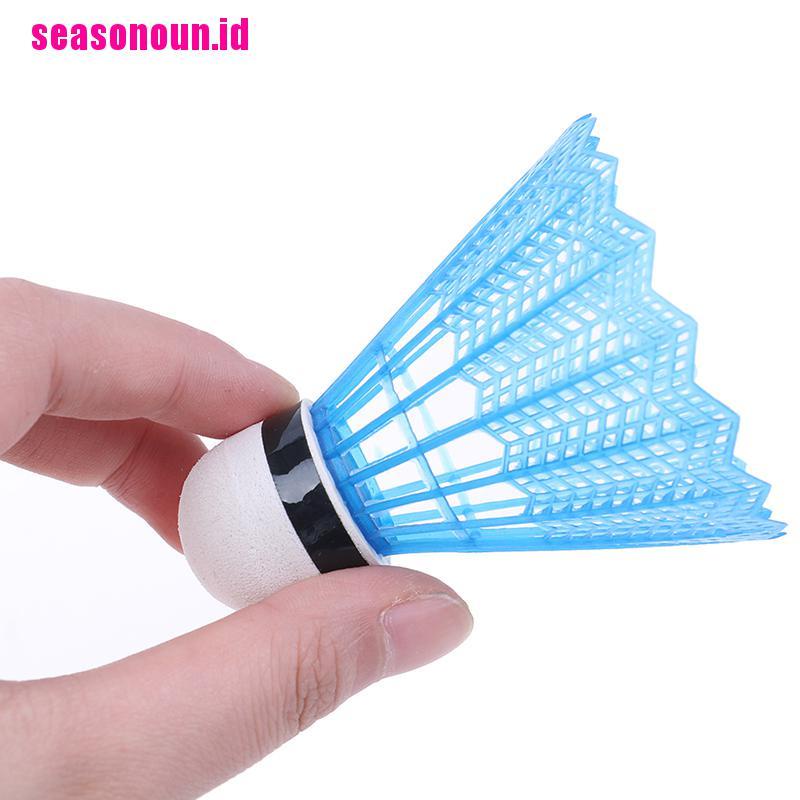 12pcs Kok Badminton Bahan Plastik Warna-Warni Untuk Latihan