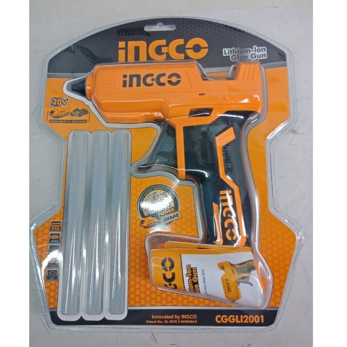 GLUE GUN CORDLESS 20V / LEM TEMBAK BATERAI INGCO CGGLI2001