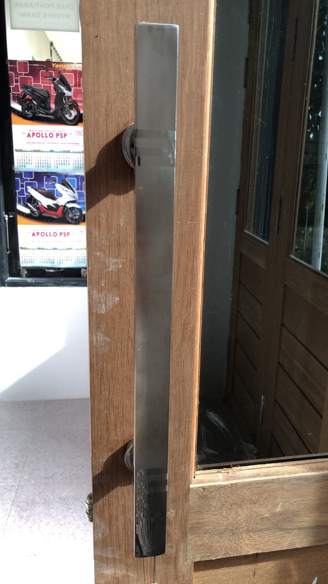 Handle Pintu Stainless 45cm 2set+kunci Promo