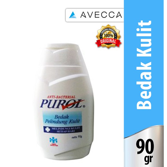 Dapat 2 Purol Talc Medicated 90 gr biru / Bedak  / Obat Alergi