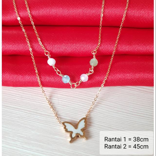 Kalung fashion Korean Titanium Antikarat Import KS03