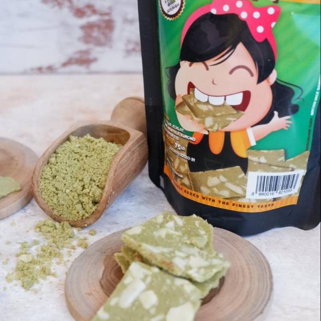 

Brownies Crispy Greentea Enak Garing Kriuk Cemilan Mantap Sehat Homemade Oleh Oleh