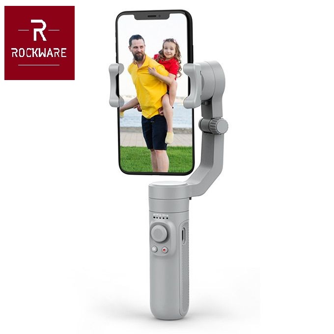 ROCKWARE RW-HQ3 - 3-Axis Folding Stabilizer - Gimbal Smartphone