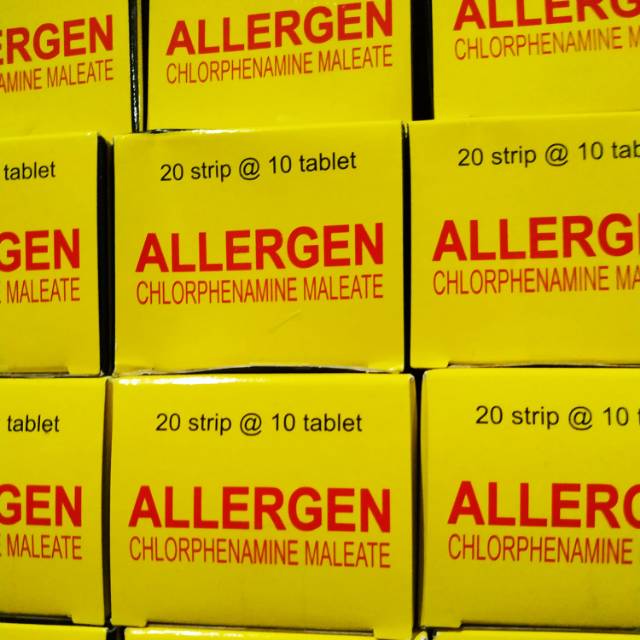 Allergen CTM Obat Alergi