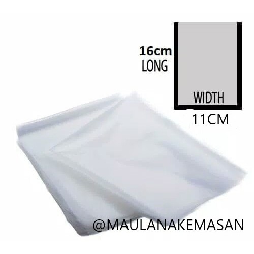 

Plastik vakum vacuum bag 11x16 cm 100 lembar 75 micron berkualitas promo tebal 80 mikron