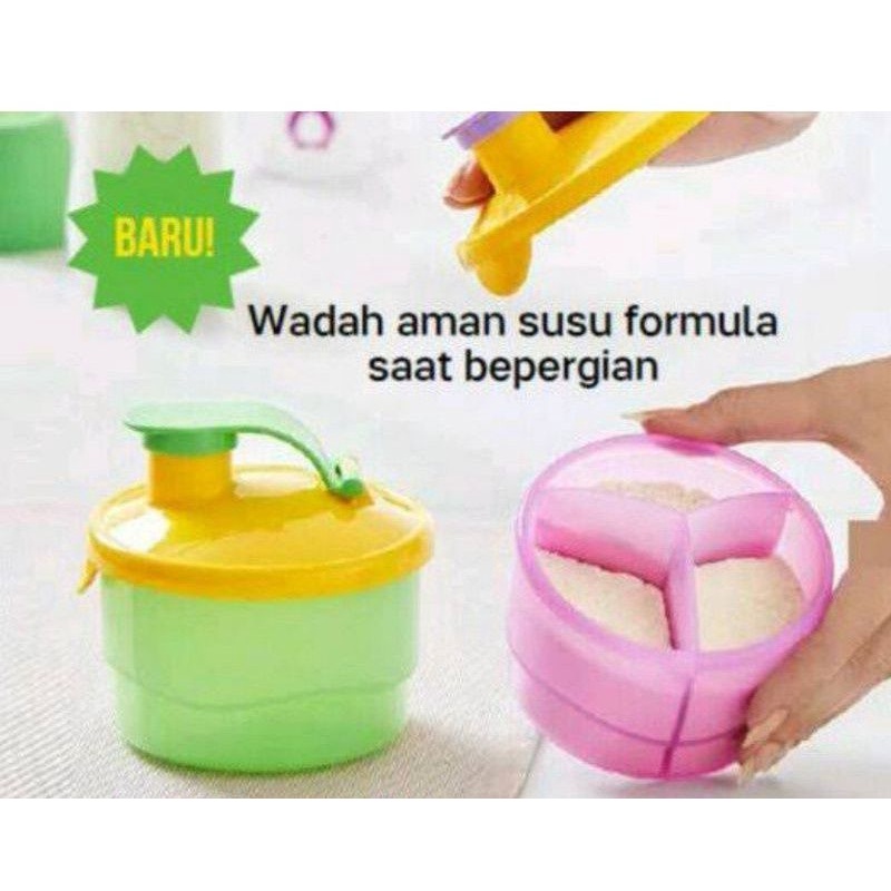 Tupperware botol susu toples tempat susu dispenser tupperware