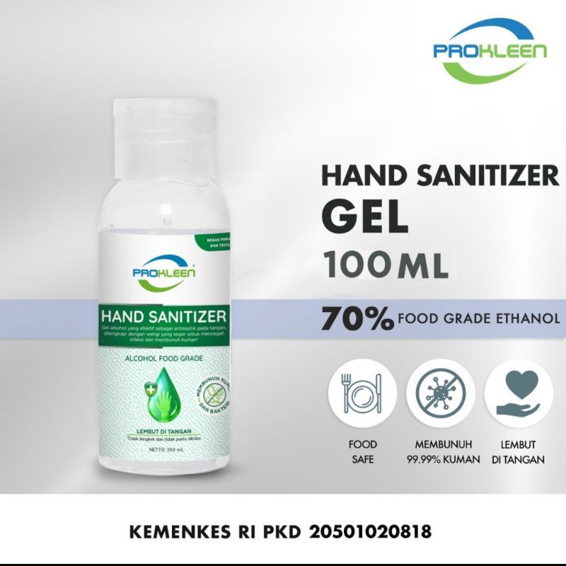 Hand Sanitizer Cair / Gel Antiseptic Food Grade Prokleen