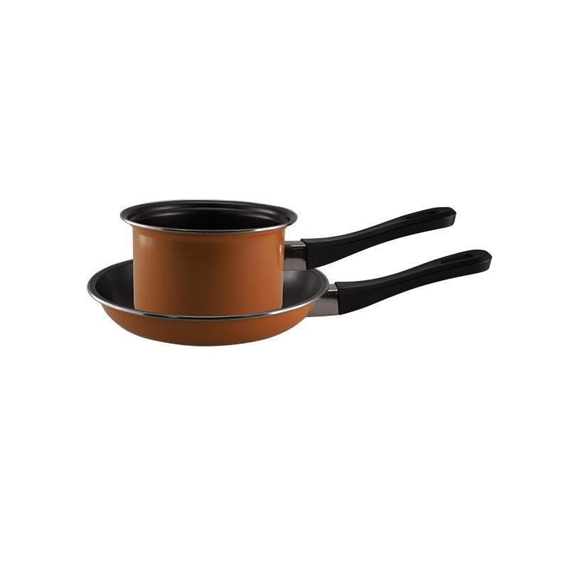 MASPION PASTELLA Milk Pan 14 cm + Frypan 20 cm 1 Set