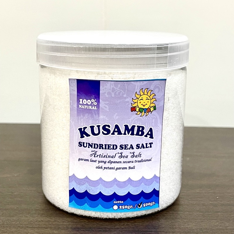 Garam Laut Kusamba / Sea Salt Kusamba 500 Gr Toples