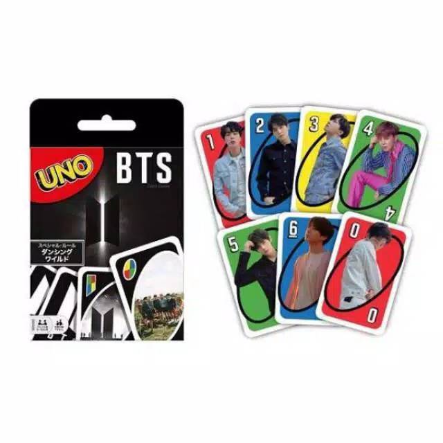 BTS UNO CARD GAME PERMAINAN KARTU UNO