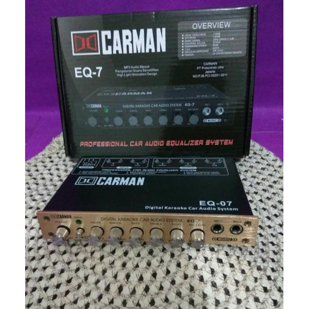 PARAMETRIK EQUALIZER KARAOKE CARMAN EQ7