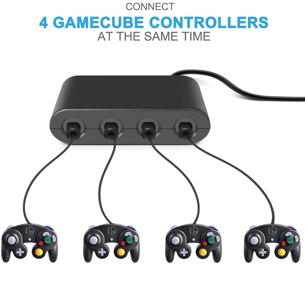 4 gamecube controllers