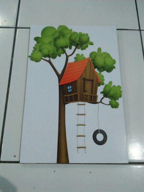 Hiasan Dinding Poster Kayu Al-159