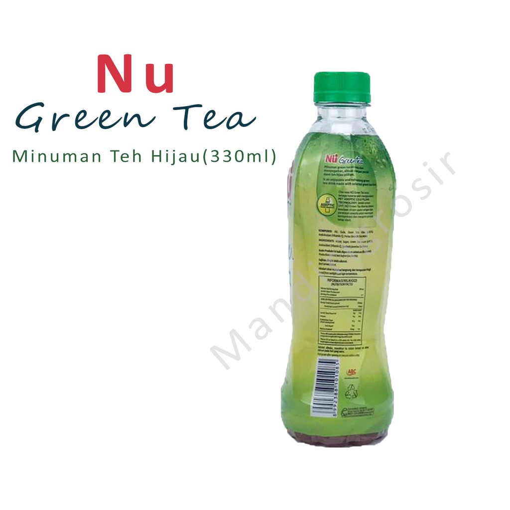 * MINUMAN NU GREEN TEA 330ML 3 VARIAN RASA