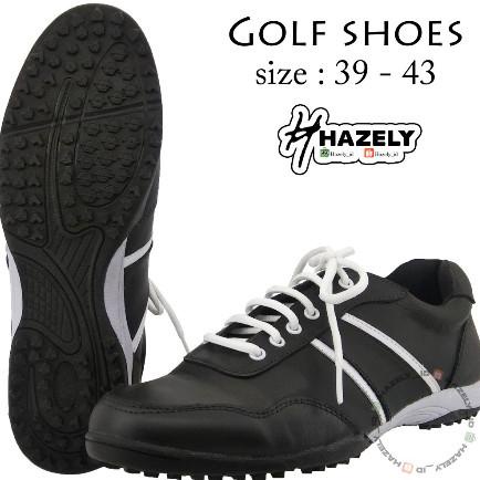 ORIGINAL Hazely Sepatu Golf Alaric Series HZL011 - Black List White