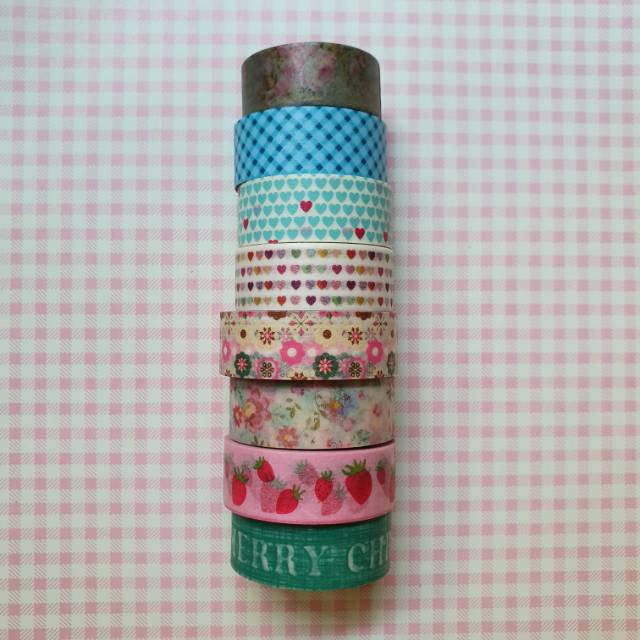 

washi tape sample for scrapbook and journal ( per meter )