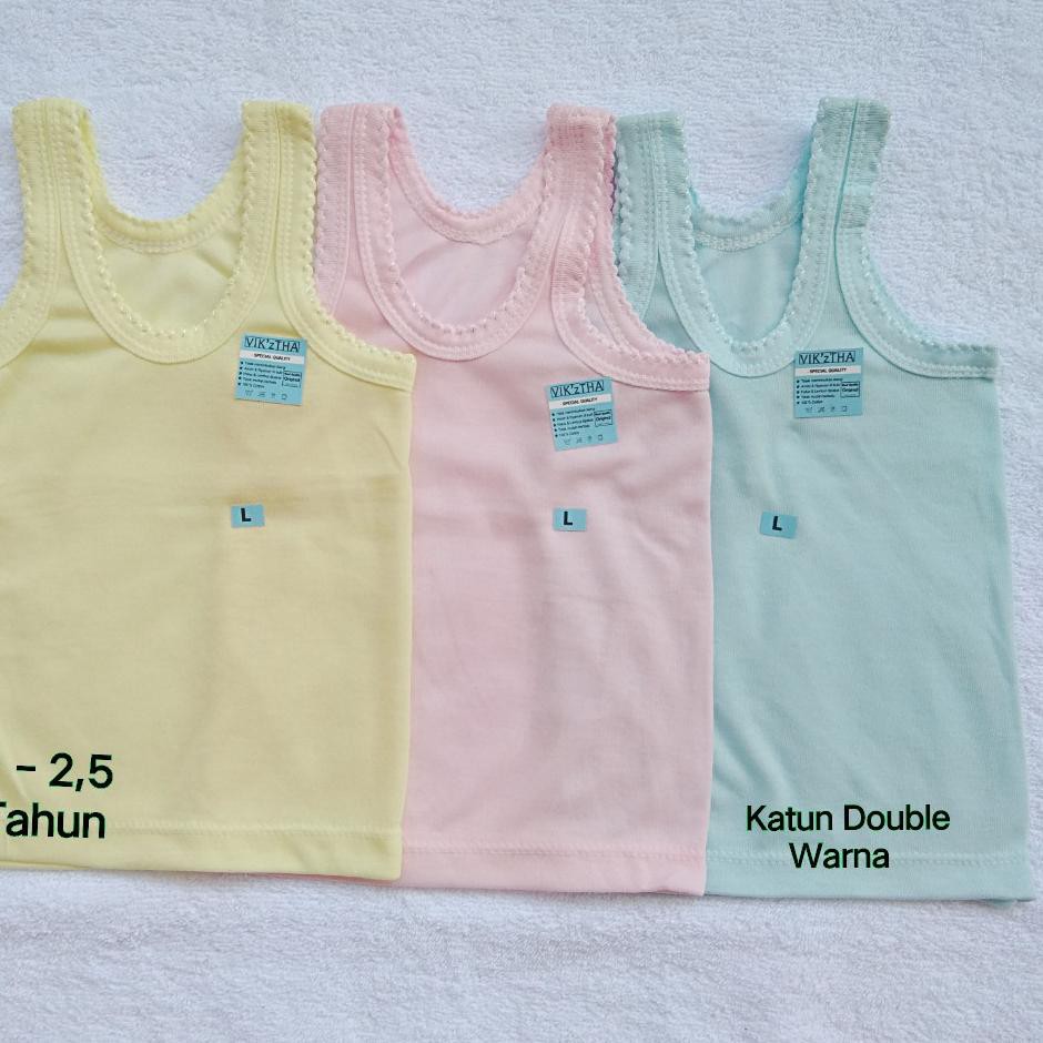 Singlet / Singlet Anak 1 lusin / Kaos dalam anak / kaos dalam bayi 