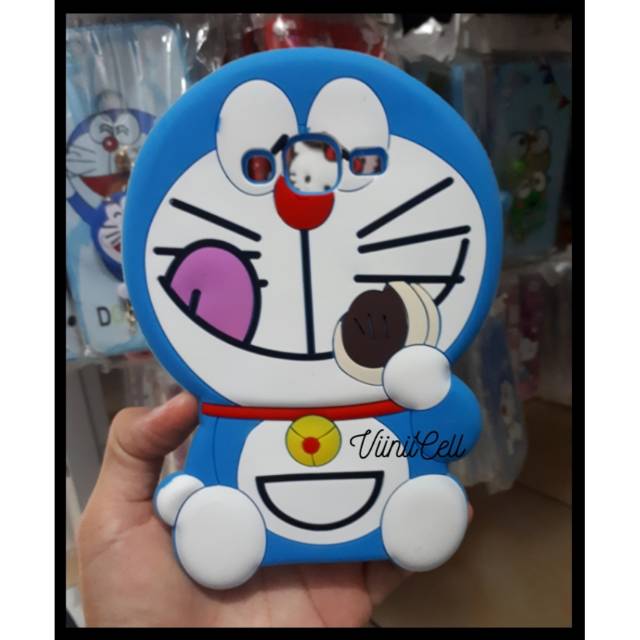 Softcase Samsung Galaxy J2 Prime j2prime Cover 3D Silikon karakter Kucing doraemon soft casing