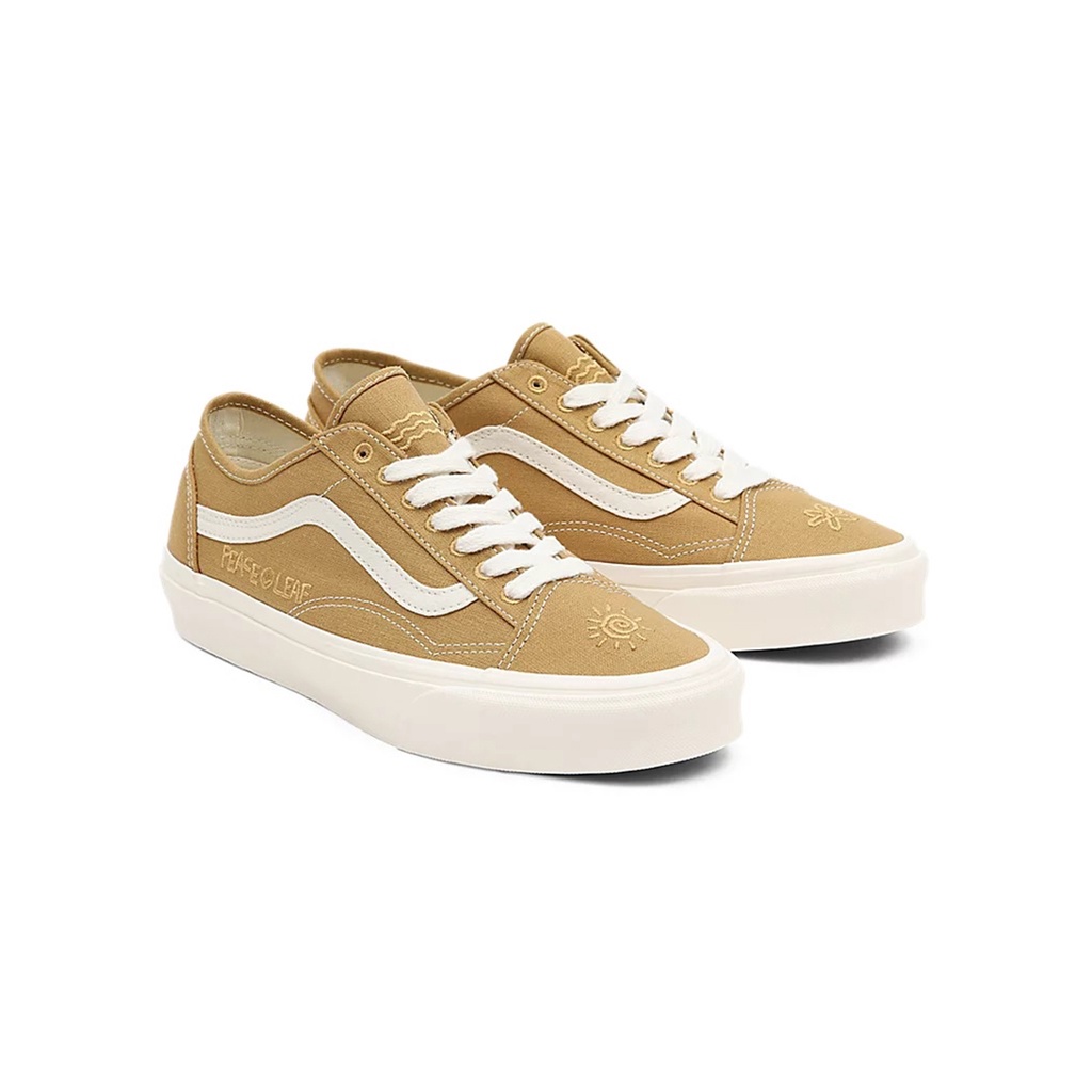 SEPATU VANS OFF THE WALL | OLD SKOOL TAPERED ECO THEORY MUSTARD GOLD