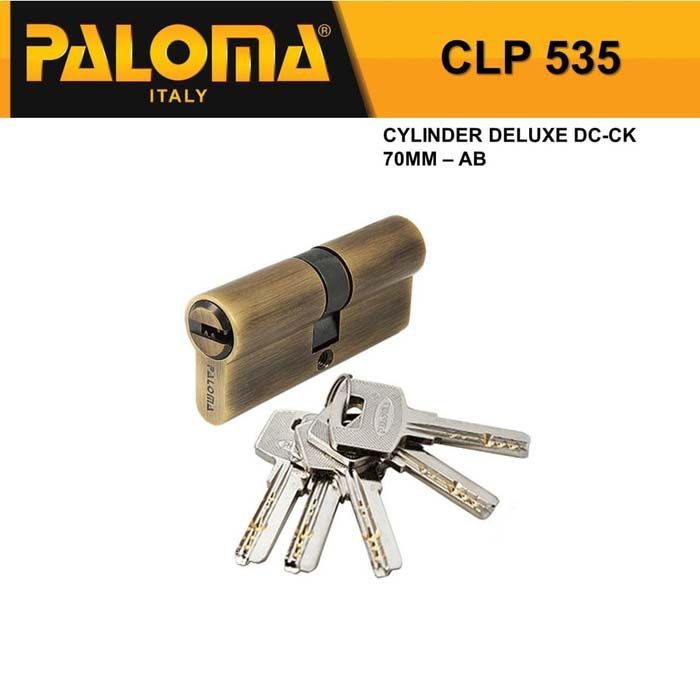 Silinder Kunci Pintu / Kunci Silinder Paloma QHCLP 535 70 mm Double Silinder Kunci Komputer Kualitas