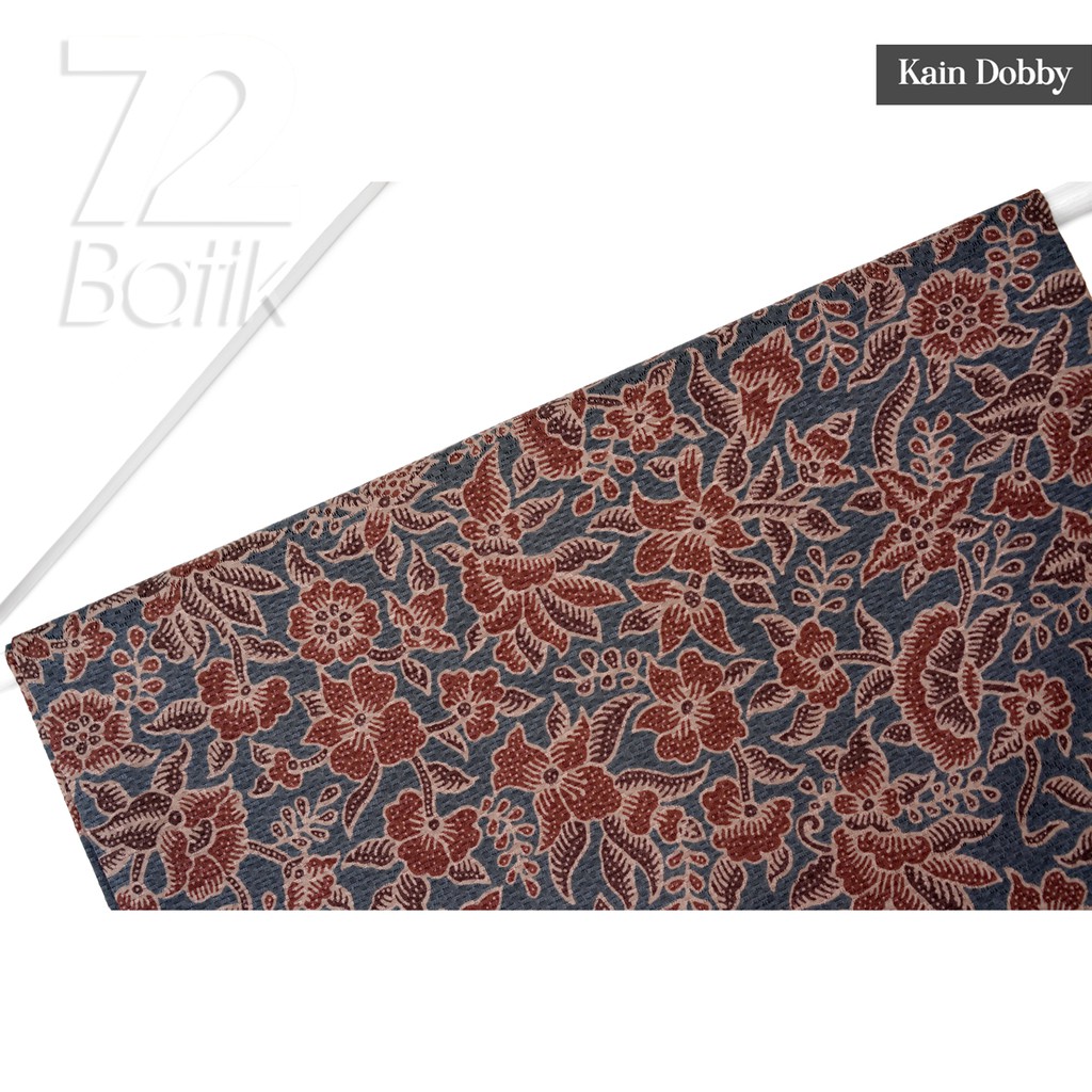 KAIN BATIK PREMIUM Dobby Motif Kembang Warna Abu Abu Grey Greay Dolbi Dobi Doby Viscos 728636 Cap 72 Jarik Jarit Samping Kebat Panjang Batik Dobby Modern Premium Bahan Seragam Batik Pernikahan Kantor Keluarga Murah Kamen Jadi Batik Bali Lembaran