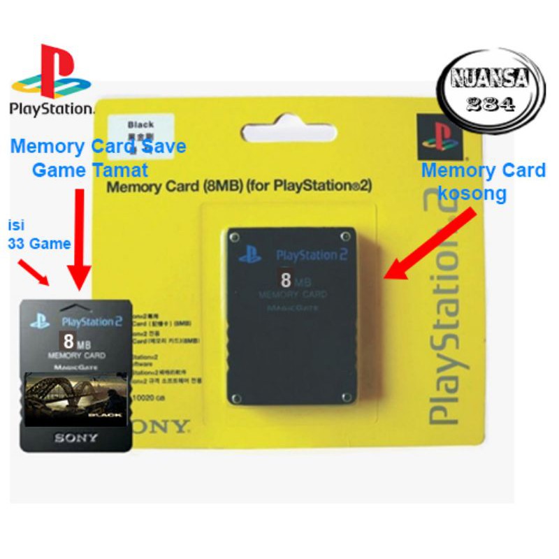 Memory card ps2 mmc ps2 8 mb ,Game save tamat  Mmc booting ps1