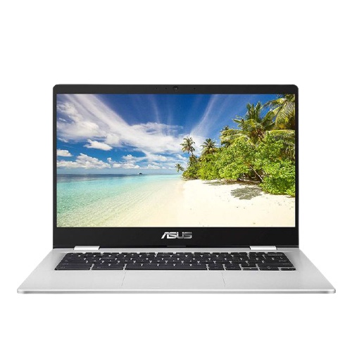 LAPTOP MURAH ASUS CHROMEBOOK C423NA INTEL N3350 4GB 64GB 128GB 14 HD SILVER