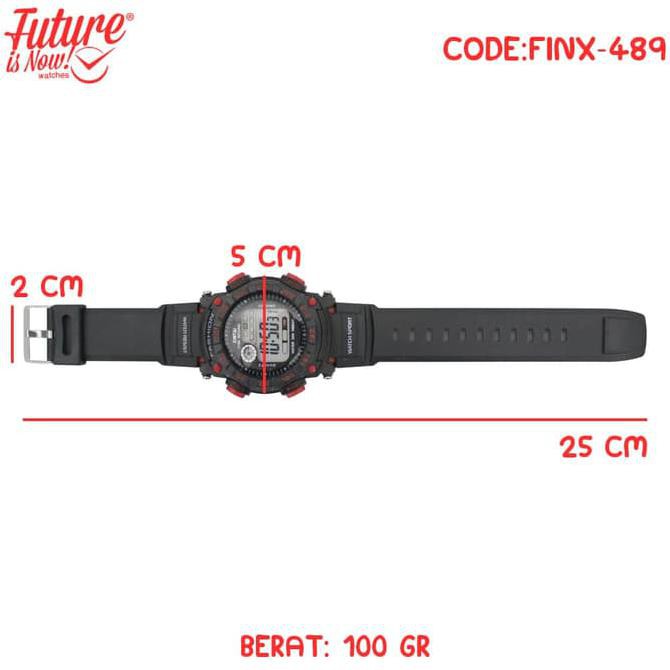 JAM TANGAN SPORT DIGITAL - RUBBER STRAP - 5 PILIHAN WARNA - FINX-489