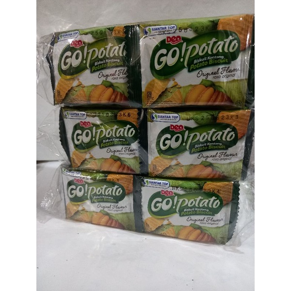 

biskuit Go potato sachet isi 10 sachet/pack