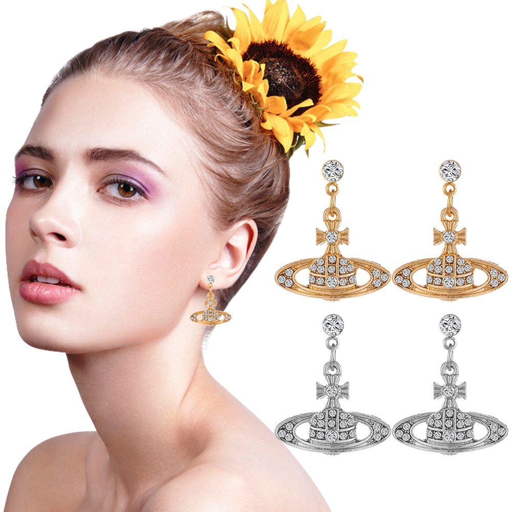 Anting LILY Gaya Baru Planet Decor Jewelry Ear Ring