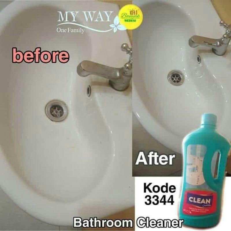 clean bathroom my way