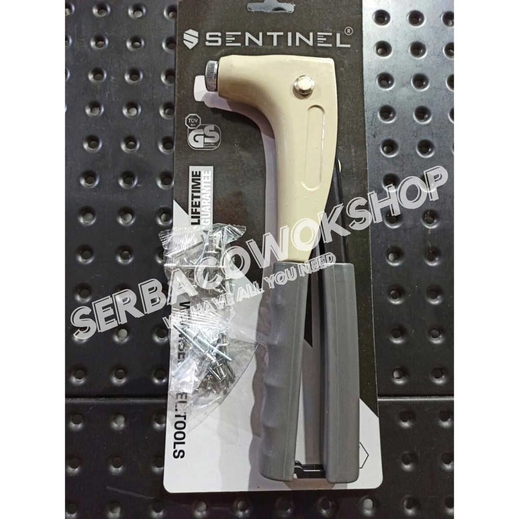 Sentinel Tang Rivet Hand Riveter Rifet Otomatis + Paku Tembak Termurah Berkualitas