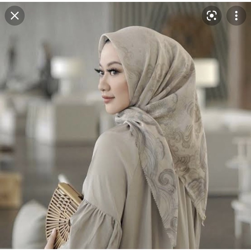 Preloved Wave Series Button scarves sand