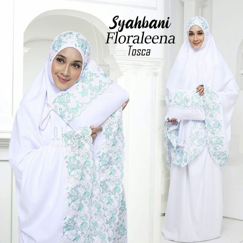 mukena renda syahbani khadijah dewasa/mukena khadijah double renda/mukena khadijah